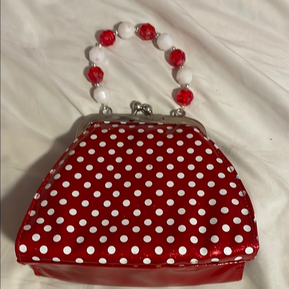 Red Minnie Mouse Handbag - Picture 2 of 3